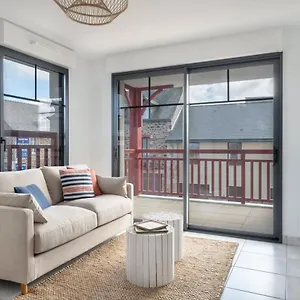 Bel Pour 6 Personnes Avec Balcon En Bord De Appartement Pleneuf-Val-Andre